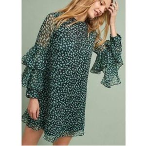 Ranna Gill Flutter Sleeve Dress